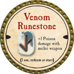 Venom Runestone - 2014 (Gold) - C132