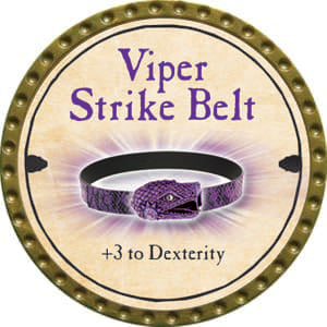 Viper Strike Belt - 2014 (Gold) - C132