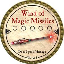 Wand of Magic Missiles - 2010 (Gold) - C17