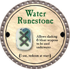 Water Runestone - 2011 (Platinum) - C17