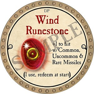 Wind Runestone - 2023 (Gold) - C134