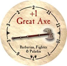 +1 Great Axe - 2005b (Wooden) - C37