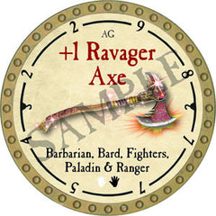 +1 Ravager Axe - 2022 (Gold) - C17