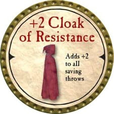 +2 Cloak of Resistance - 2007 (Gold)