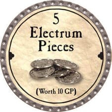 5 Electrum Pieces - 2008 (Platinum)