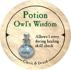 Potion Owl’s Wisdom - 2006 (Wooden)