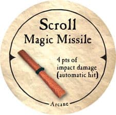 Scroll Magic Missile - 2006 (Wooden)