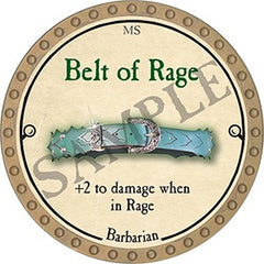 Belt of Rage - 2023 (Gold)