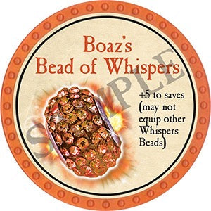 Boaz's Bead of Whispers - 2023 (Orange)