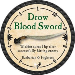 Drow Blood Sword - 2015 (Onyx) - C26