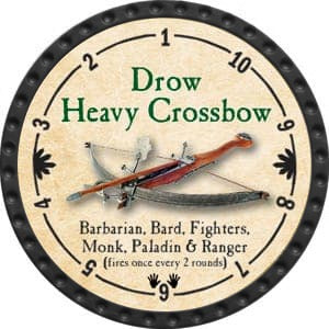 Drow Heavy Crossbow - 2015 (Onyx) - C26