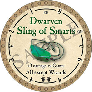 Dwarven Sling of Smarts - 2021 (Gold)