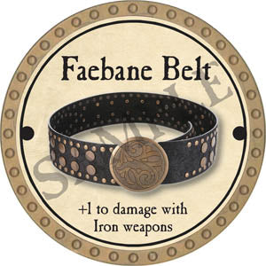 Faebane Belt - 2017 (Gold)