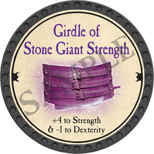 Girdle of Stone Giant Strength - 2018 (Onyx) - C117