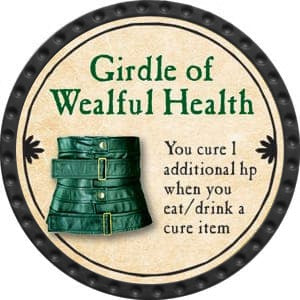 Girdle of Wealful Health - 2015 (Onyx) - C26