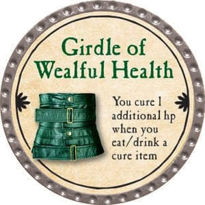 Girdle of Wealful Health - 2015 (Platinum) - C37