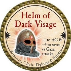 Helm of Dark Visage - 2015 (Gold)