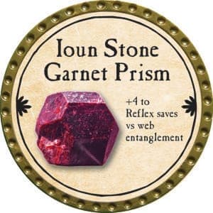 Ioun Stone Garnet Prism - 2015 (Gold)