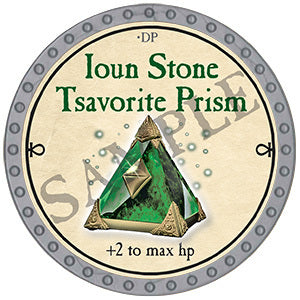 Ioun Stone Tsavorite Prism - 2024 (Platinum)