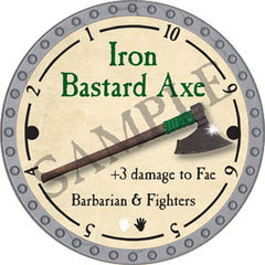 Iron Bastard Axe - 2017 (Platinum) - C17