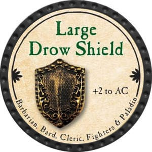 Large Drow Shield - 2015 (Onyx) - C26