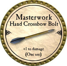 Masterwork Hand Crossbow Bolt - 2010 (Gold)