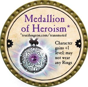 Medallion of Heroism - 2013 (Gold) - No Metal Slug