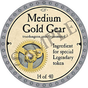 Medium Gold Gear - 2022 (Platinum) - C87