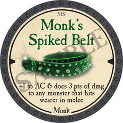 Monk's Spiked Belt - 2019 (Onyx) - C37