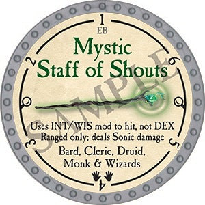 Mystic Staff of Shouts - 2023 (Platinum)