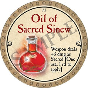 Oil of Sacred Sinew - 2023 (Gold) - C66