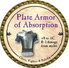 Plate Armor of Absorption - 2009 (Gold) - C117