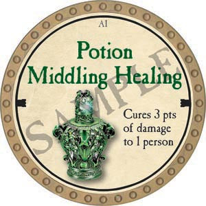 Potion Middling Healing - 2020 (Gold)