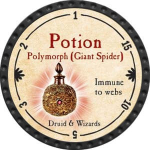 Potion Polymorph (Giant Spider) - 2015 (Onyx) - C26