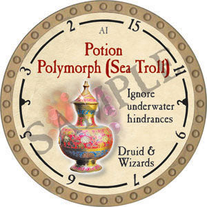 Potion Polymorph Sea Troll - 2022 (Gold) - C17