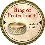 Ring of Protection +1 - 2008 (Gold) - C37