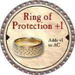 Ring of Protection +1 - 2008 (Platinum) - C49