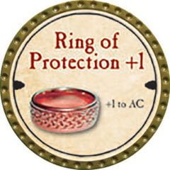 Ring of Protection +1 - 2014 (Gold)