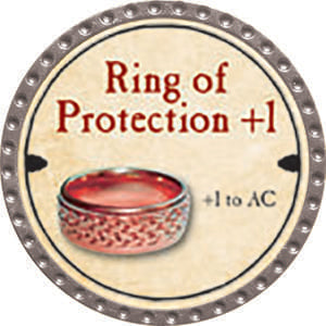 Ring of Protection +1 - 2014 (Platinum) - C37