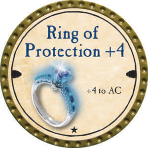 Ring of Protection +4 - 2014 (Gold) - C56