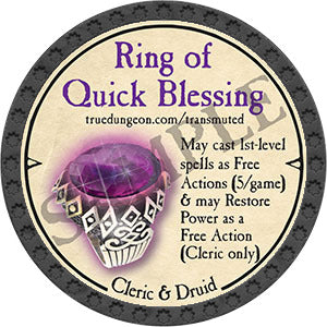 Ring of Quick Blessing - 2021 (Onyx) - C98