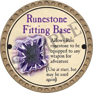 Runestone Fitting Base - 2017 (Gold) - C37