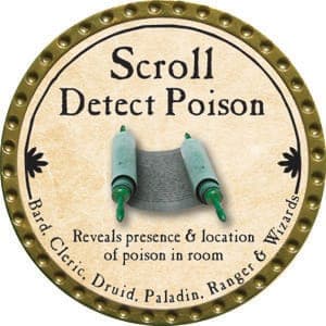 Scroll Detect Poison (C) - 2015 (Gold)