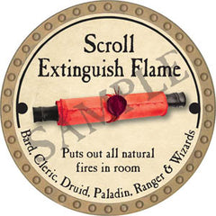 Scroll Extinguish Flame - 2017 (Gold)