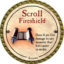 Scroll Fireshield - 2009 (Gold) - C49