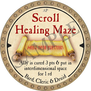 Scroll Healing Maze - 2019 (Gold) - C37