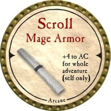 Scroll Mage Armor - 2007 (Gold) - C007