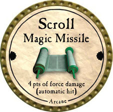 Scroll Magic Missile - 2011 (Gold)