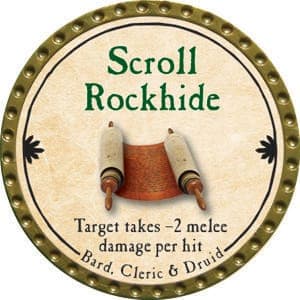 Scroll Rockhide - 2015 (Gold)