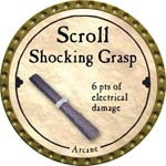 Scroll Shocking Grasp - 2008 (Gold)